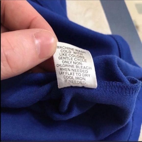 Appleseeds Blue Large 3/4 Sleeve Dress - Picture 4 of 7